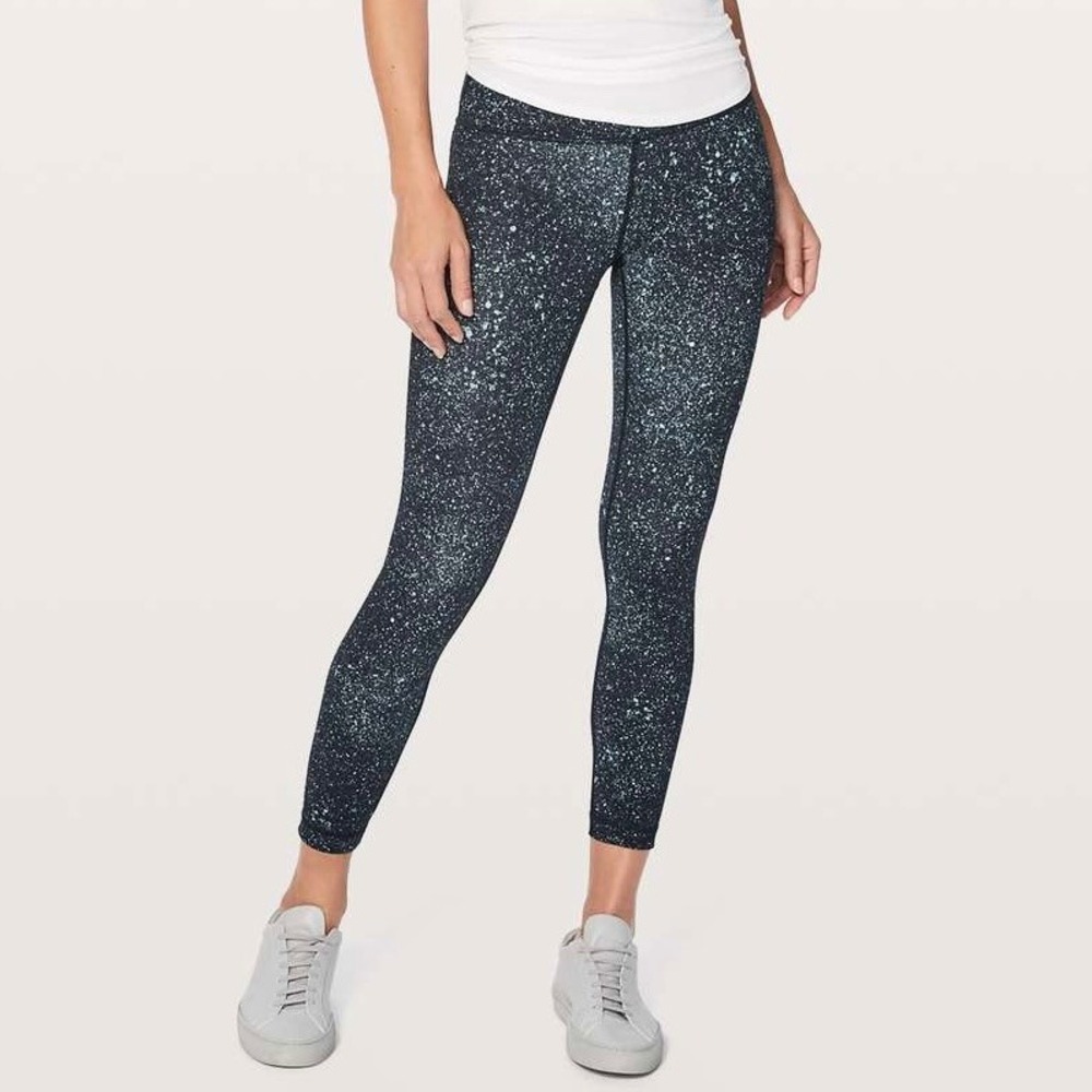 Lululemon Wunder Under Hi-Rise 7/8 Tight Leggings, Mineralize‎ Multicolor Sz 4